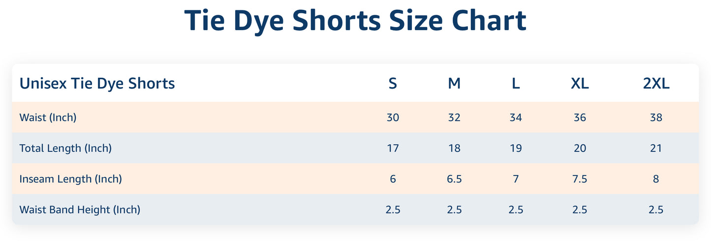 Unisex Die Tie shorts