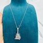 Laxmi on Hatiji Oxidized Pendant with Chain