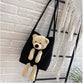 Cute Shoulder Bag Kawaii Tote Handbag with Cute Teddy Bear