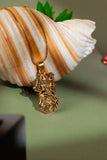 Gold Plated Ambe Mataji Pendant with Chain