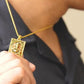 Gold Plated Ganeshji Pendant with Chain