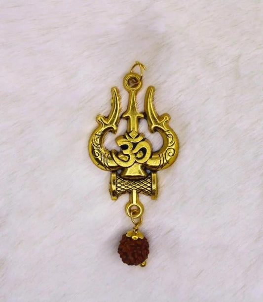 Rudraksha OM Shiva Trishool Mala