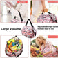 Foldable Shopping Handbag Travel Bag Women Shoulder Waterproof Carry Bag, Folding Tote Bag With Zip (1Pcs)